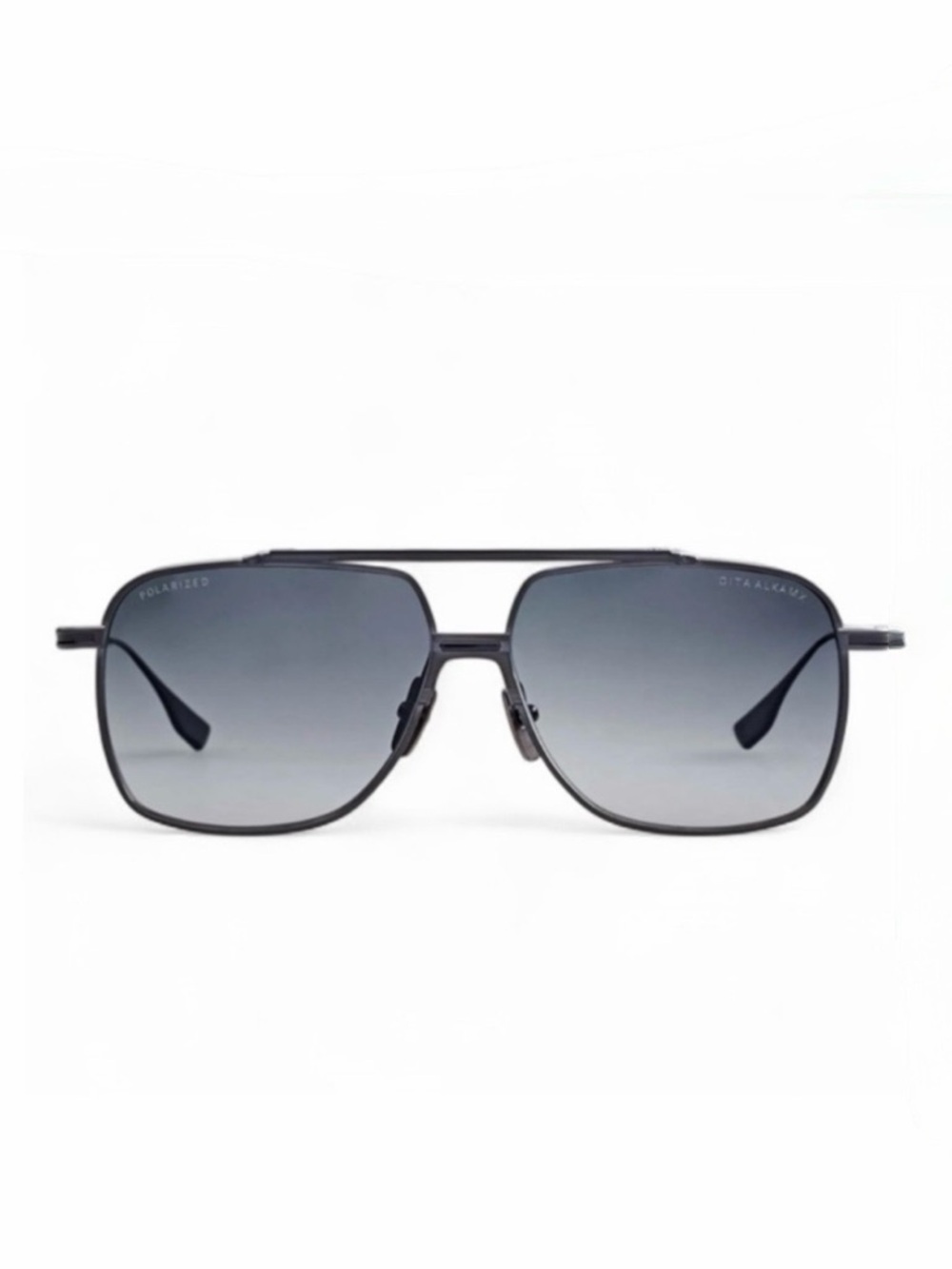 NWT DITA ALKAMX 61mm Black Iron Matte Black Polarized Unisex Sunglasses
